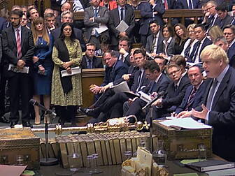 Commons Debating Johnson's Bre...